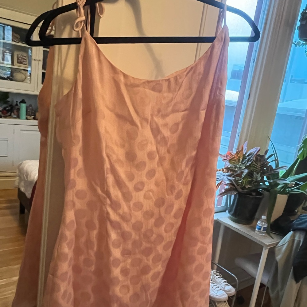NastyGal pink shift dress